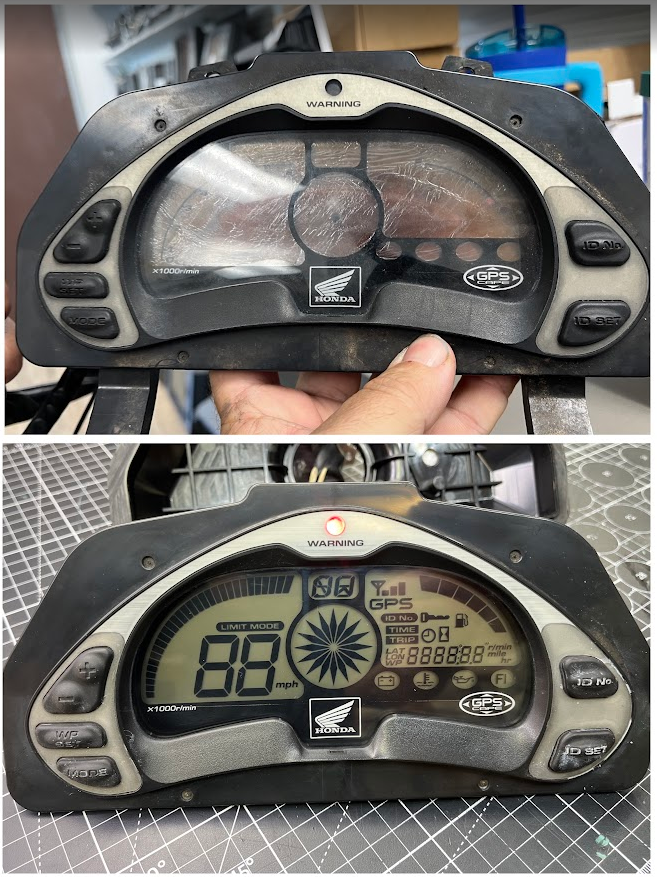 Honda AquaTrax Jetski Gauge Restoration Service - Image 4