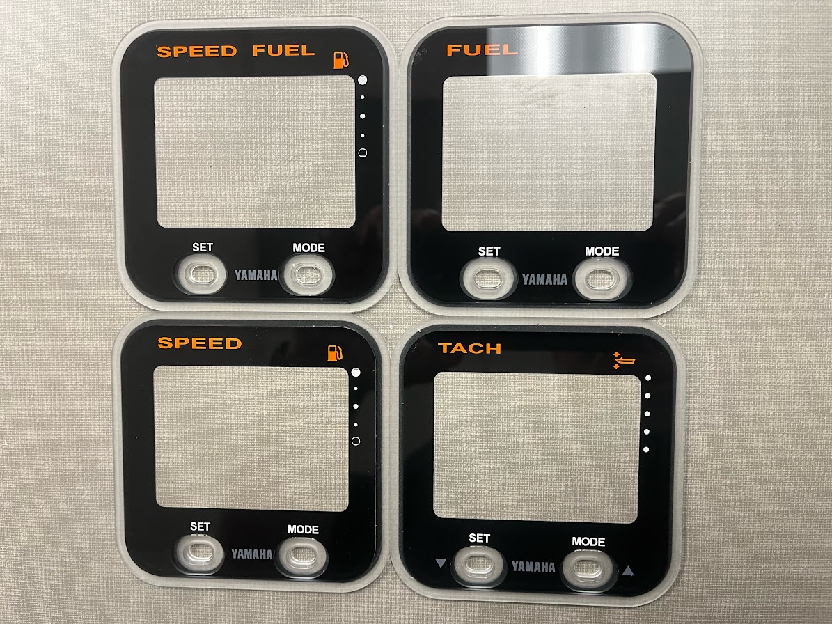 Yamaha 6Y8 Command Link (Square) Speed/Speed Fuel/Tachometer/Fuel Restoration Services - Image 7