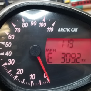 Arctic Cat 4Wheeler display LCD restoration service