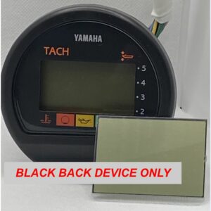 DIY - Yamaha 6Y5 Tachometer NEW LCD replacement ***BLACK BACK DEVICE ONLY***(no buttons with colored icons)