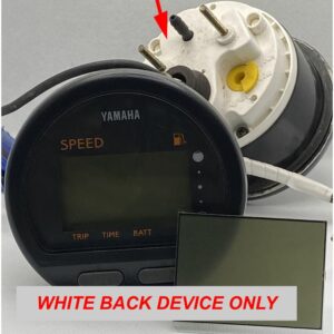 DIY - Yamaha 6Y5 Speedometer NEW LCD replacement ****WHITE BACK DEVICE ONLY***