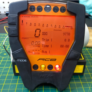 KTM RC8 Bike Cluster LCD restoration service