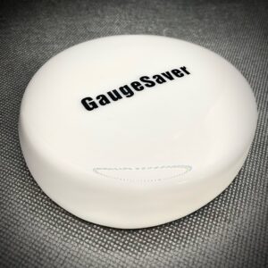 white gauge cover