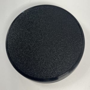 4" Round New Sun Cover, black