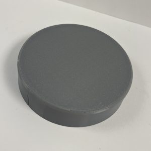 3" round new sun cover, grey