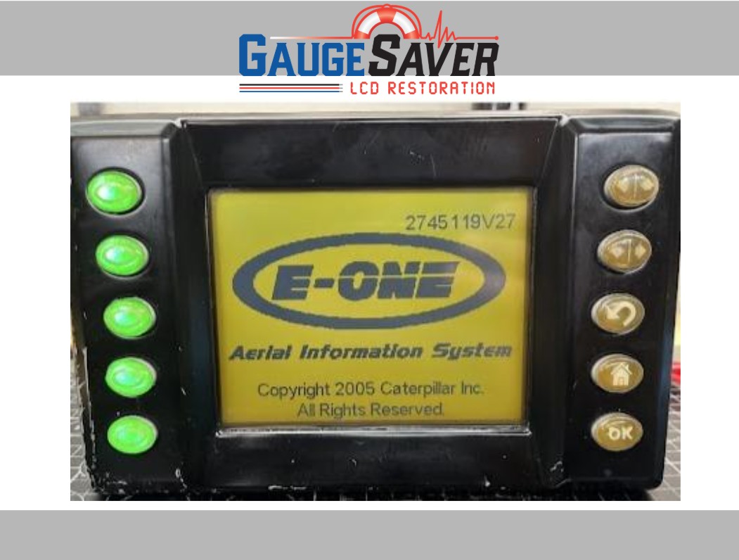 Caterpillar E-One Display LCD Restoration Service